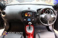 ระบบเสียง NISSAN Juke วิทยุเดิมติดรถยนต์ ส่งสัญญาณไปยังพาวเวอร์เเอมป์ Phoenix Gold ขับ ลำโพง Prism