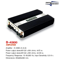 Amplifier : D-4300